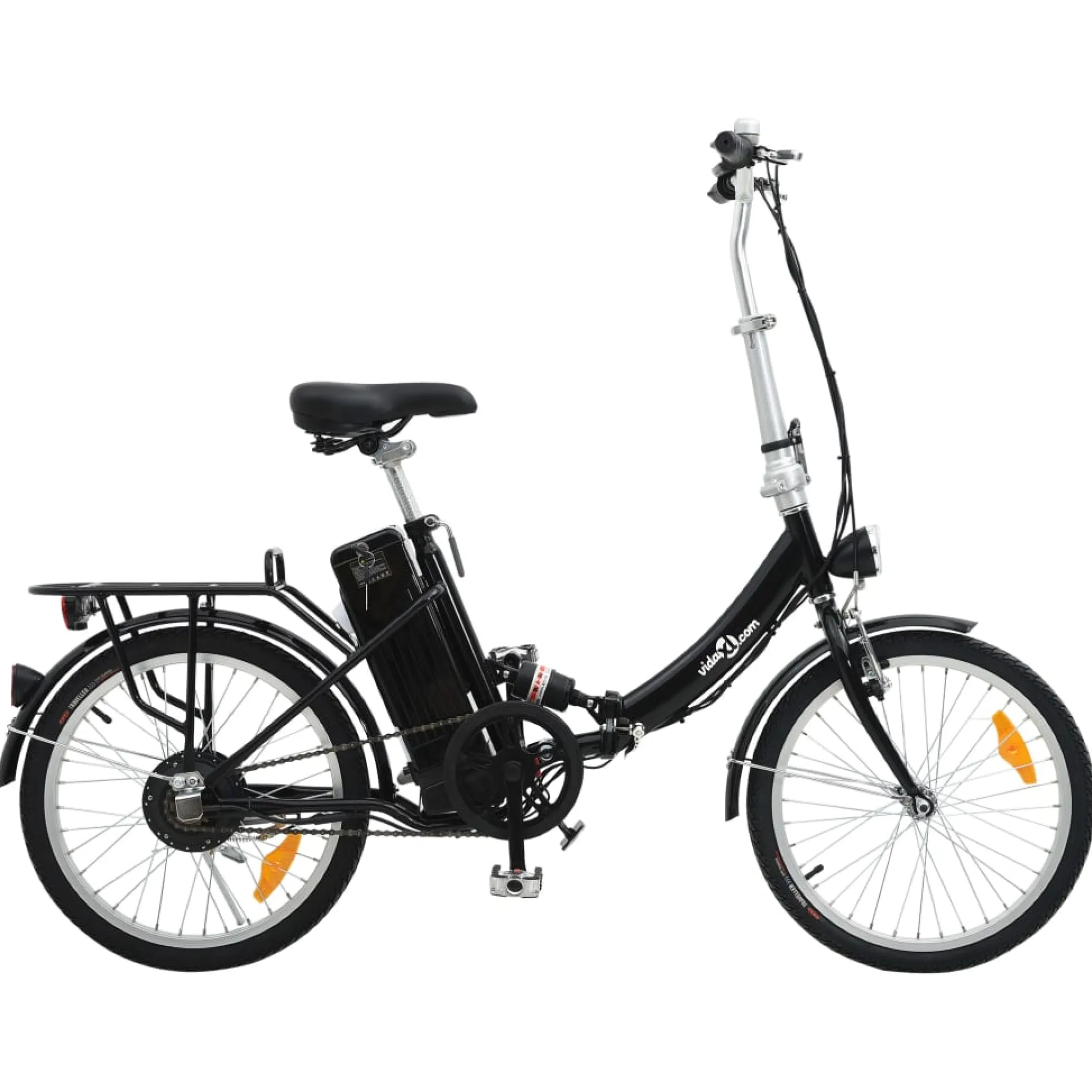 Bicicleta Elétrica Vidaxl Preta