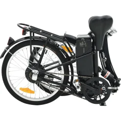 Bicicleta Elétrica Vidaxl Preta
