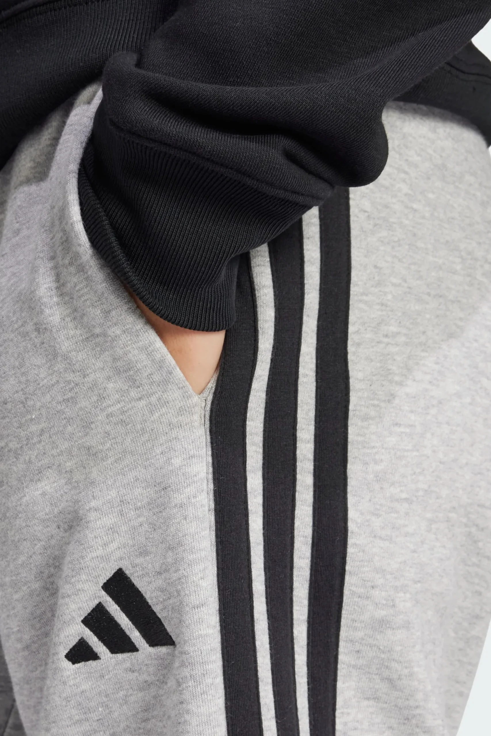 Calças Em Moletão 3-stripes Essentials adidas