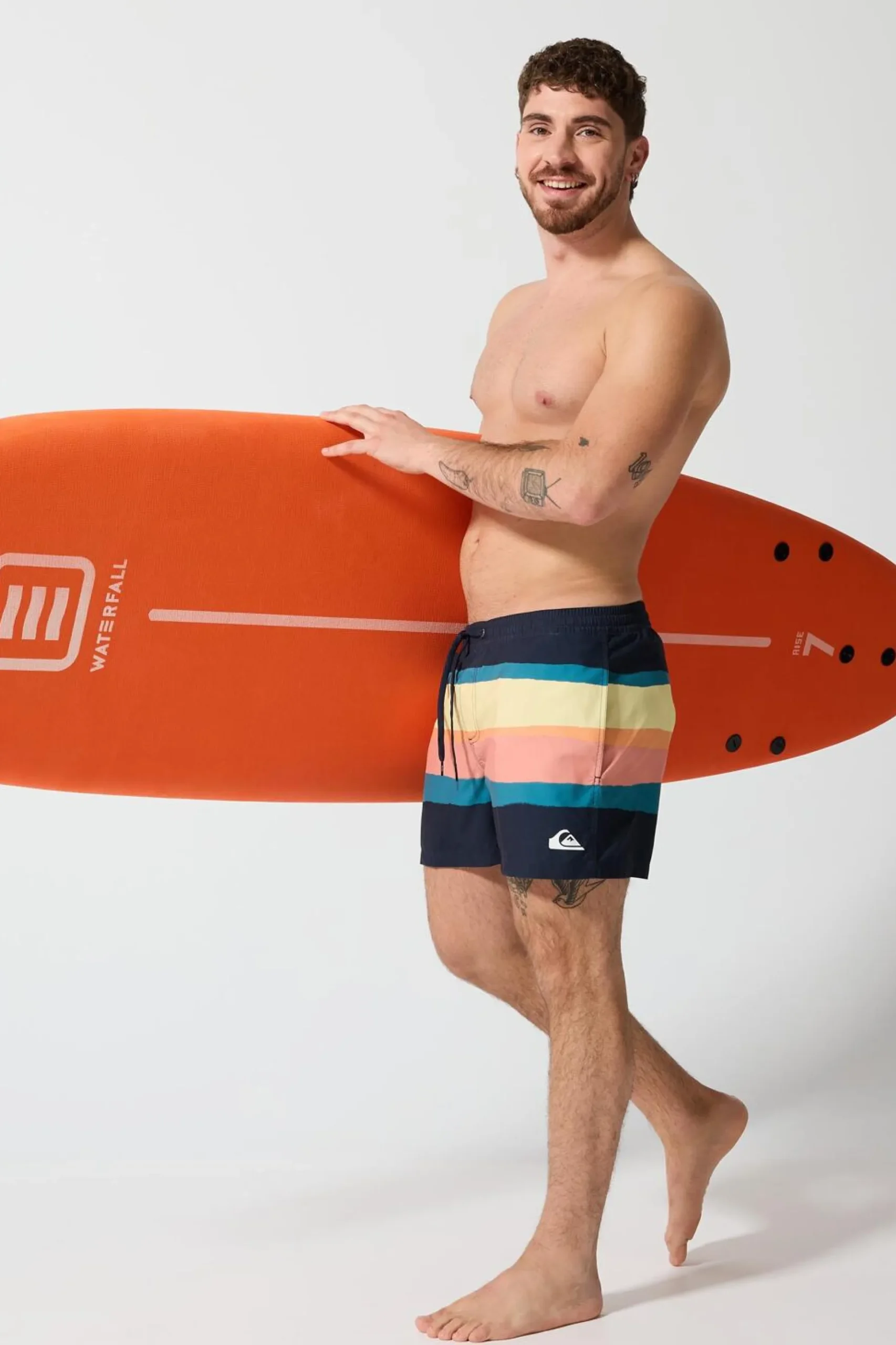 Calções Banho Riscas Quiksilver