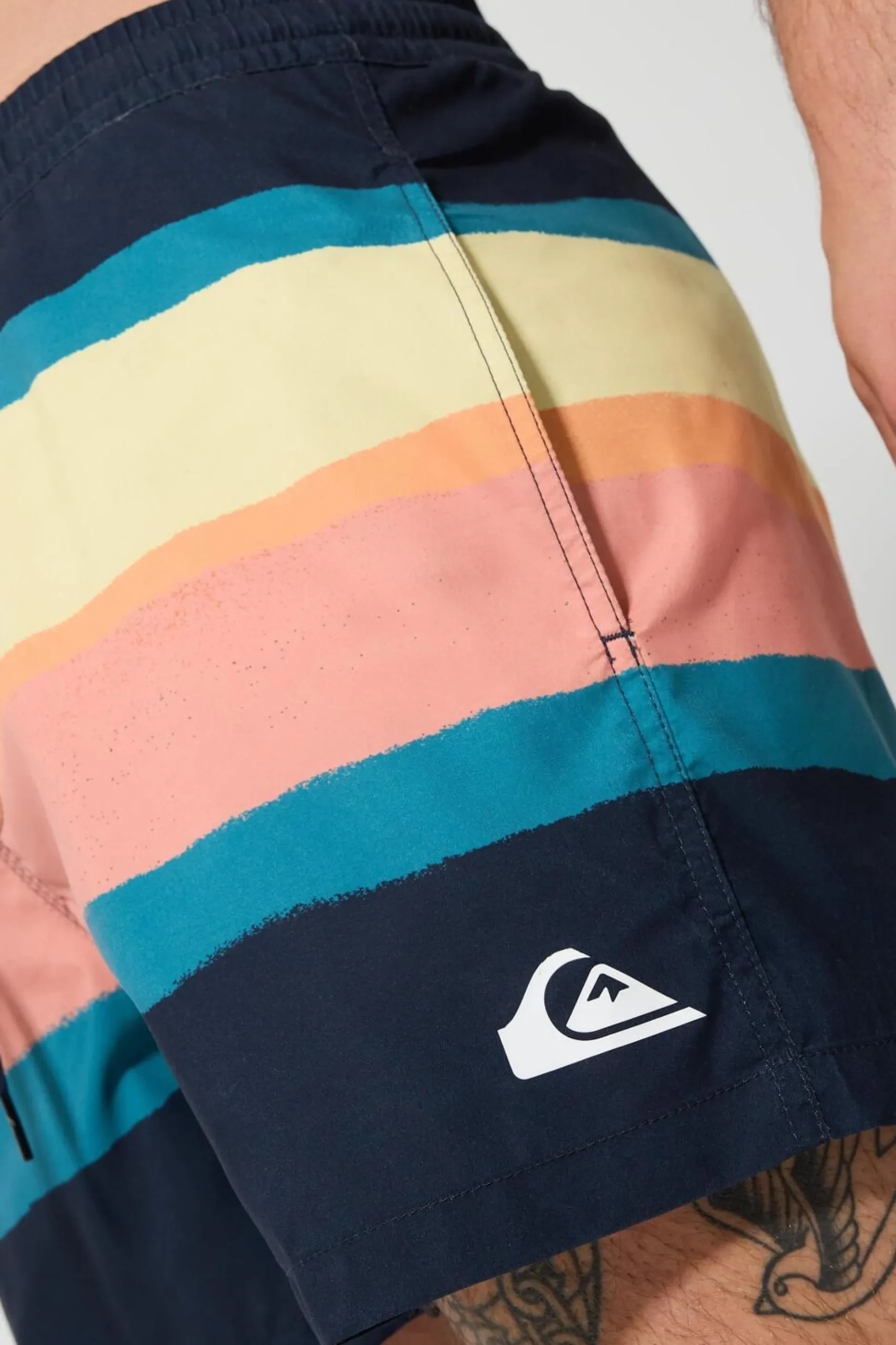 Calções Banho Riscas Quiksilver