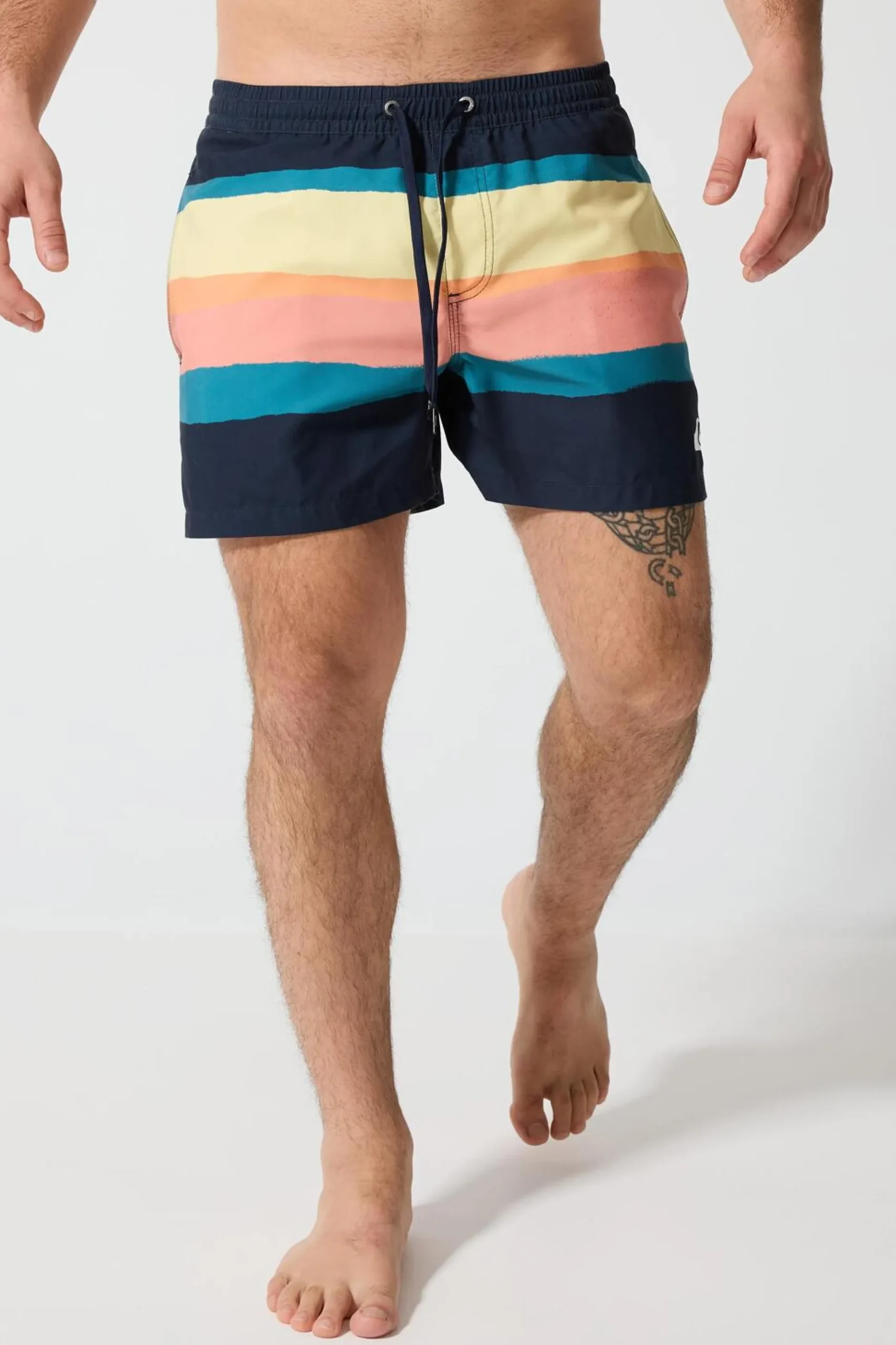 Calções Banho Riscas Quiksilver
