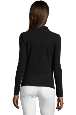 Camisa Pólo Feminino De Manga Comprida Arena Podium