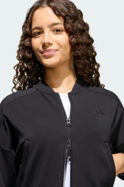 Camisola Com Fecho Integral De 3 Riscas Future Icons adidas