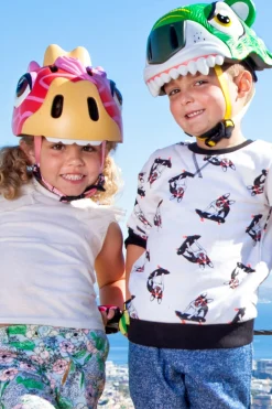 Capacete Bicicleta Para Crianças|girafa Vermelha|crazy Safety|certificadoen1078