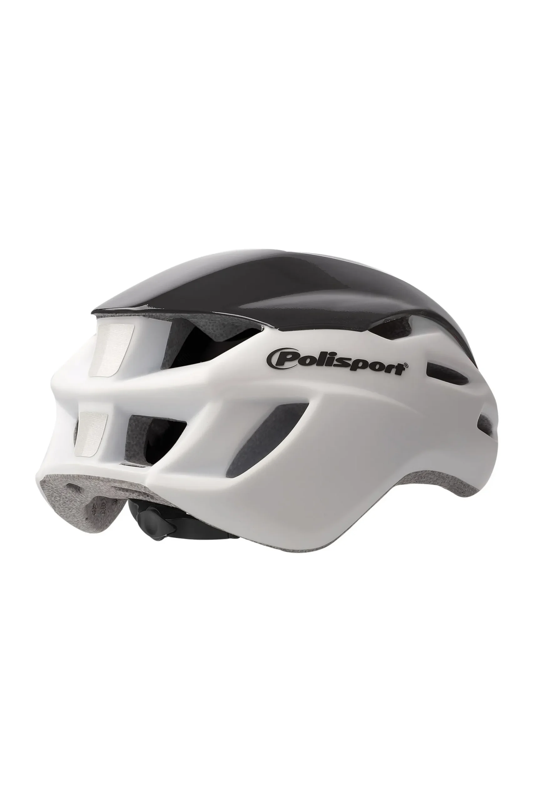 Capacete Polisport Aero R Branco Fosco/preto/amarelo Flúor