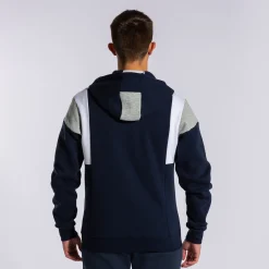 Casaco Com Capuz Joma Confort III Azul Marinho