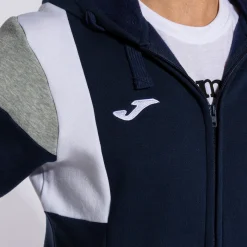 Casaco Com Capuz Joma Confort III Azul Marinho