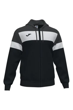 Casaco Com Capuz Joma Crew IV Preto Antracite