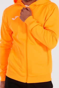 Casaco Com Capuz Joma Menfis Laranja Fluorescente