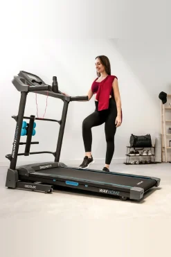 Cecotec Passadeira De Correr Dobrável Com 3 CV E 1100 W De Potência. De 1 A 17 Km/h. 12 Programas Pré-configurados. Painel De Controlo Led. Superfície De Corrida 130x44 CM Com Amortecimento. Inclinação Motorizada. Dobrável, Com Rodas De Transporte, Monitor Cardiaco, Sistema De Segurança Magnético E Suporte Para Dispositivos.
