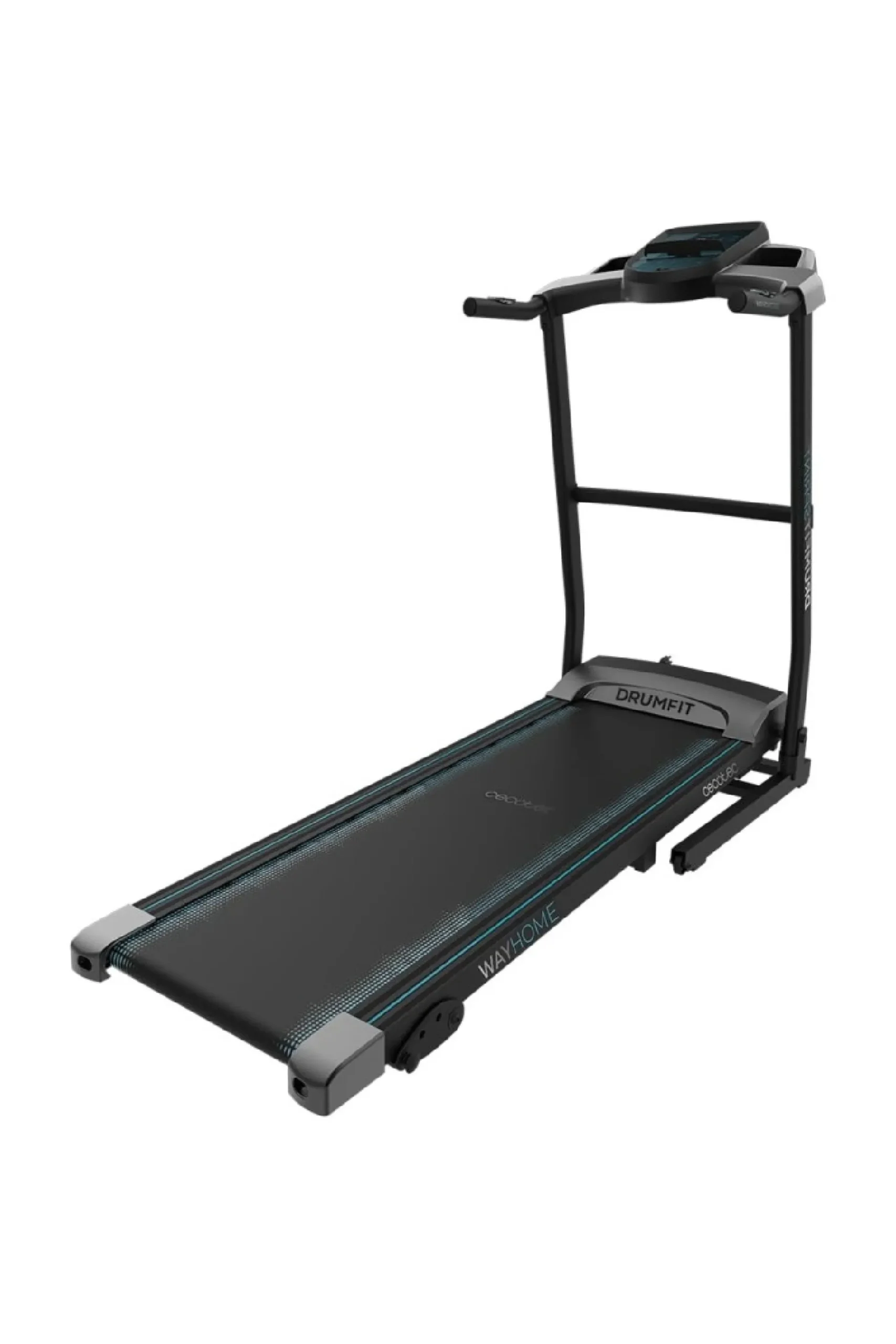 Cecotec Passadeira De Correr Dobrável Com 2,5 CV E 1500 W De Potência. De 1 A 15 Km/h. 12 Programas Pré-configurados. Painel De Controlo Led. Superfície De Corrida De 120 X 40 Cm. Inclinação Manual. Dobrável, Com Rodas De Transporte, Monitor Cardiaco, Sistema De Segurança Magnético E Suporte Para Dispositivos.