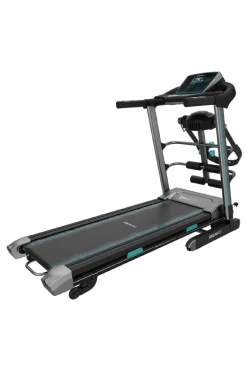 Cecotec Passadeira De Corrida Dobrável Com 1 500 W De Potência Máxima. De 1 A 16 Km/h. 12 Programas Pré-definidos. Sistema De Amortecimento De 10 Elastómeros. Painel De Controlo Led. Inclinação Motorizada. Superfície De Corrida De 130 X 42 Cm. Com Rodas De Transporte E Sistema De Segurança Magnético. Entrada Usb, Mp3 E Altifalantes Incorporados. Halteres E Barras E Cinto De Massagem.