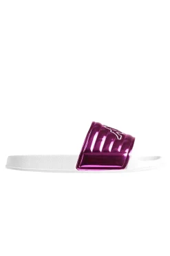 Chinelos Kappa Nolesit Kid Menina Rosa Fucsia Branco