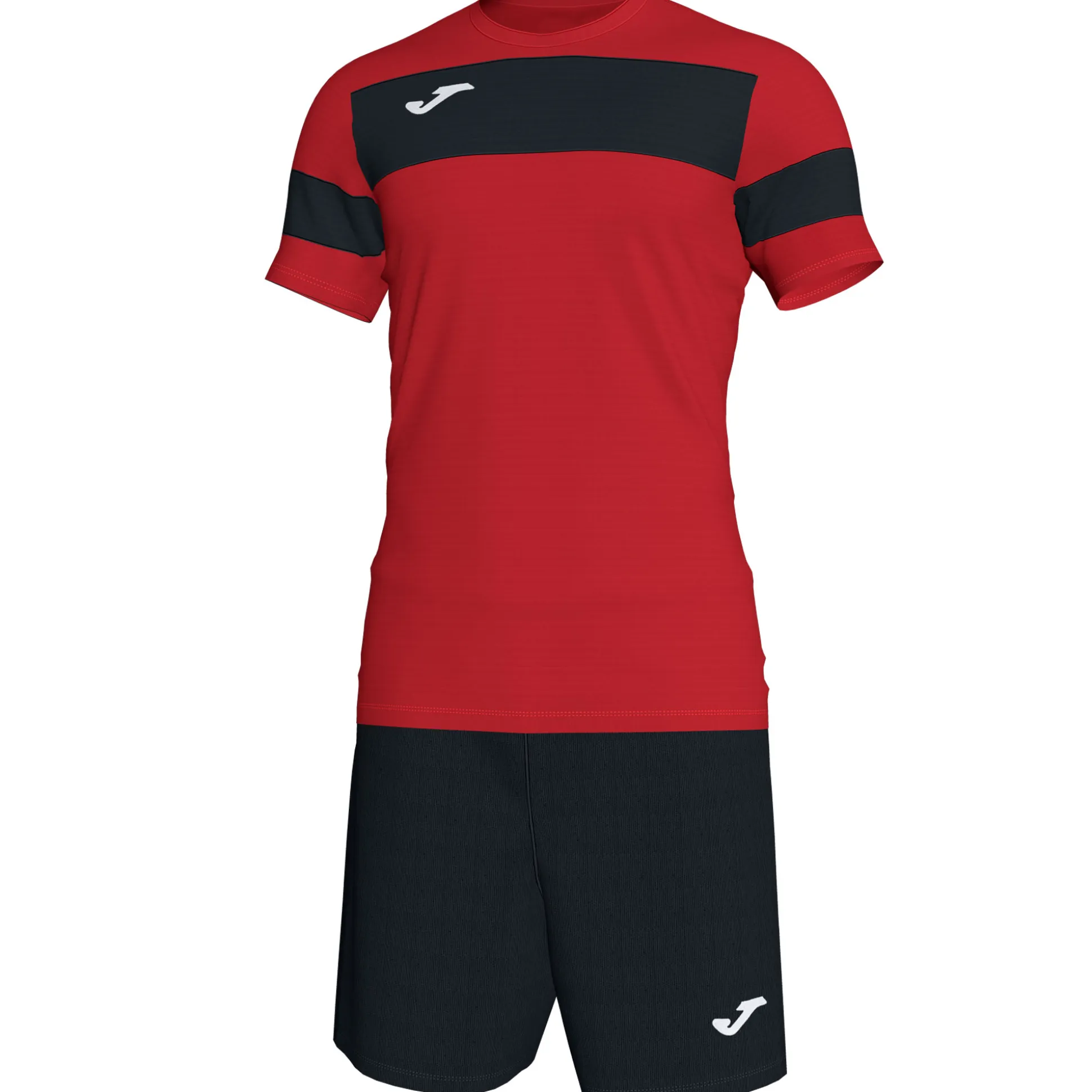 Conjunto Joma Academy II Vermelho Preto