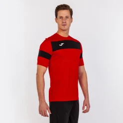 Conjunto Joma Academy II Vermelho Preto