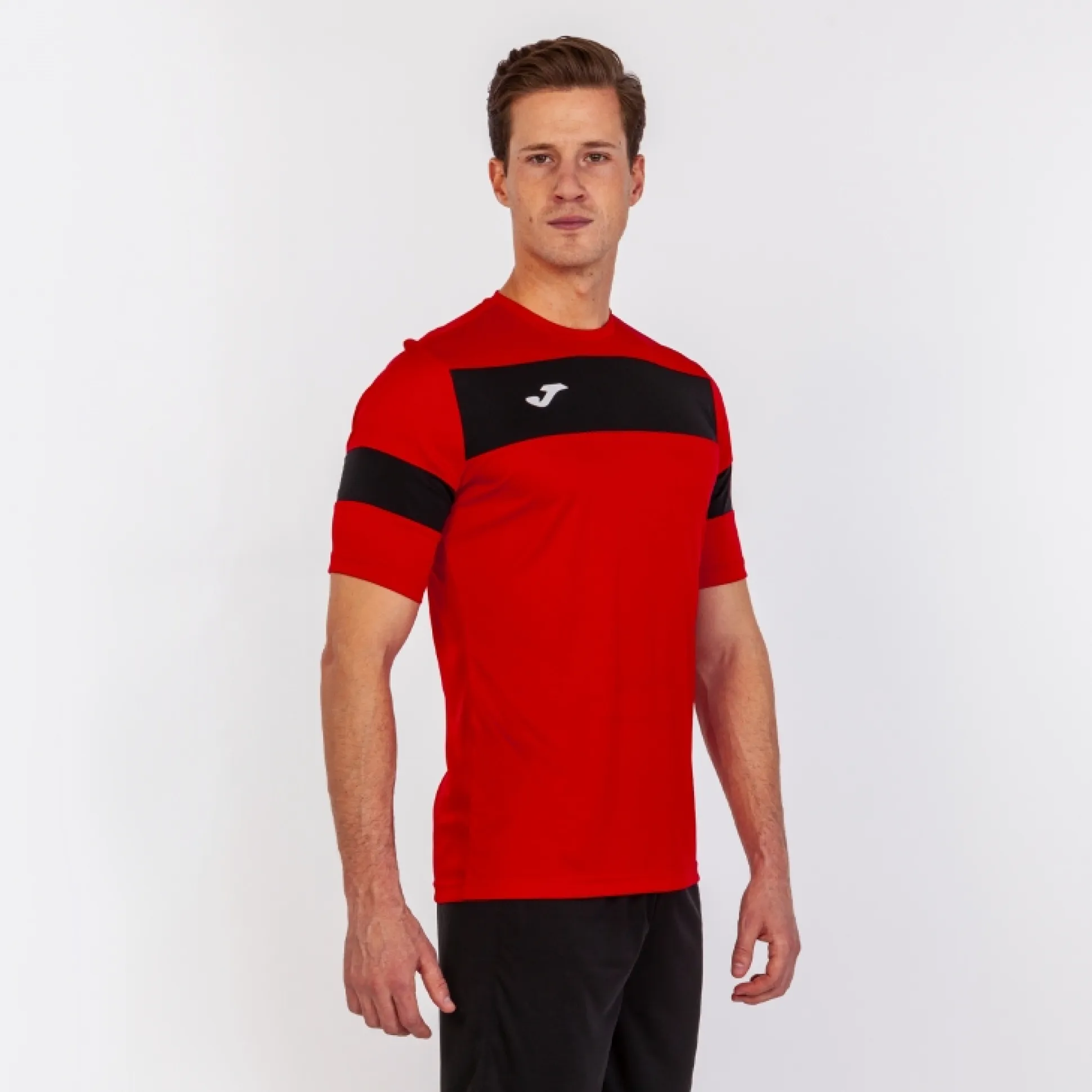 Conjunto Joma Academy II Vermelho Preto
