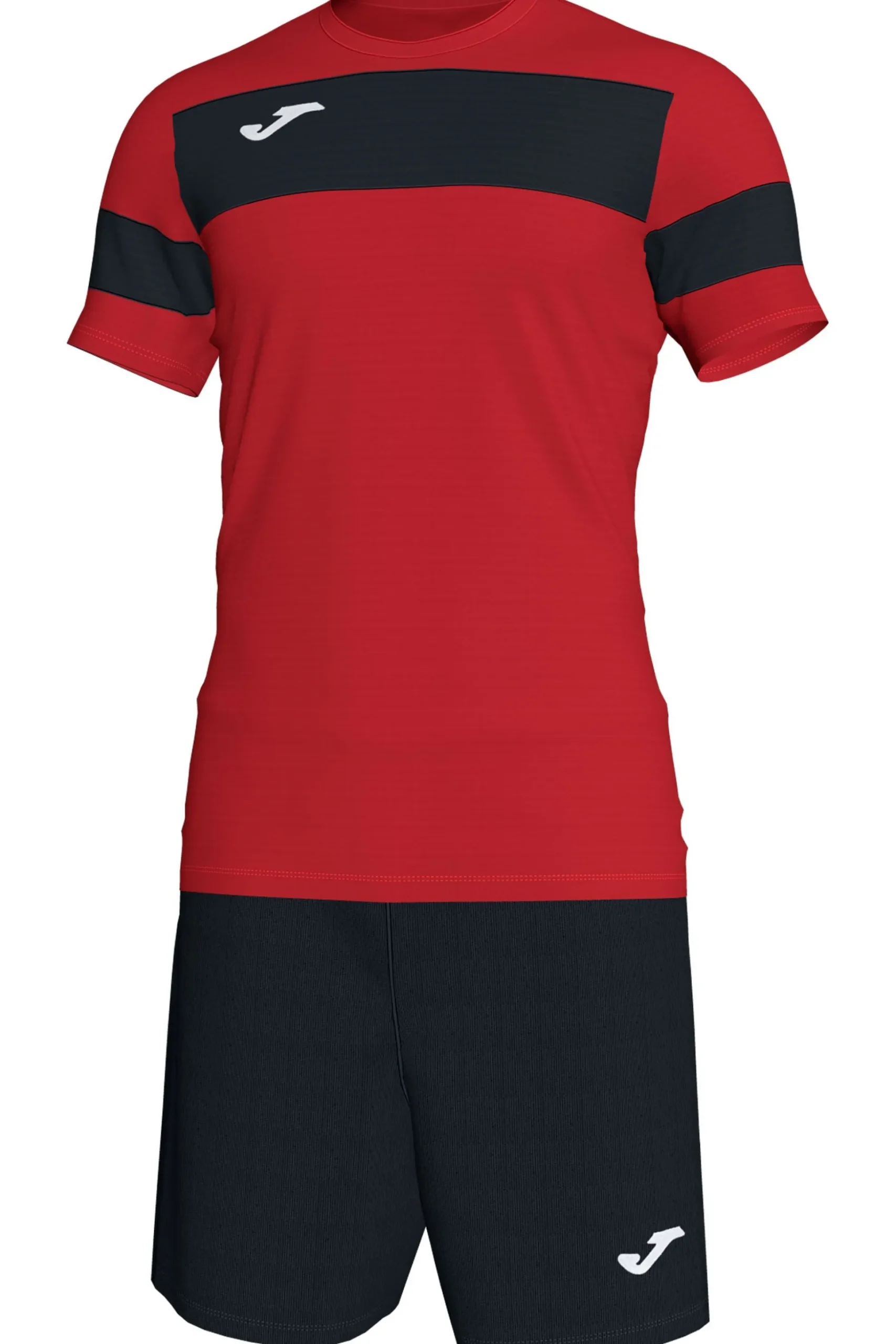Conjunto Joma Academy II Vermelho Preto