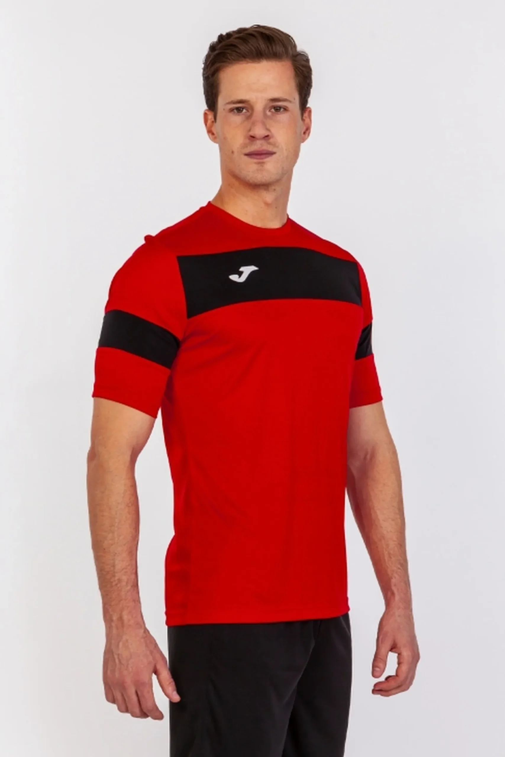Conjunto Joma Academy II Vermelho Preto