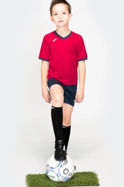 Conjunto Joma Academy Vermelho Azul Marinho