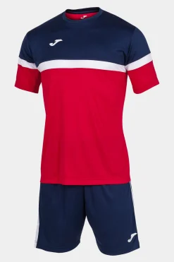 Conjunto Joma Danubio Vermelho Azul Marinho