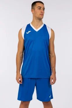 Conjunto Joma Final II Azul Royal Branco
