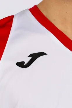 Conjunto Joma Final II Branco Vermelho