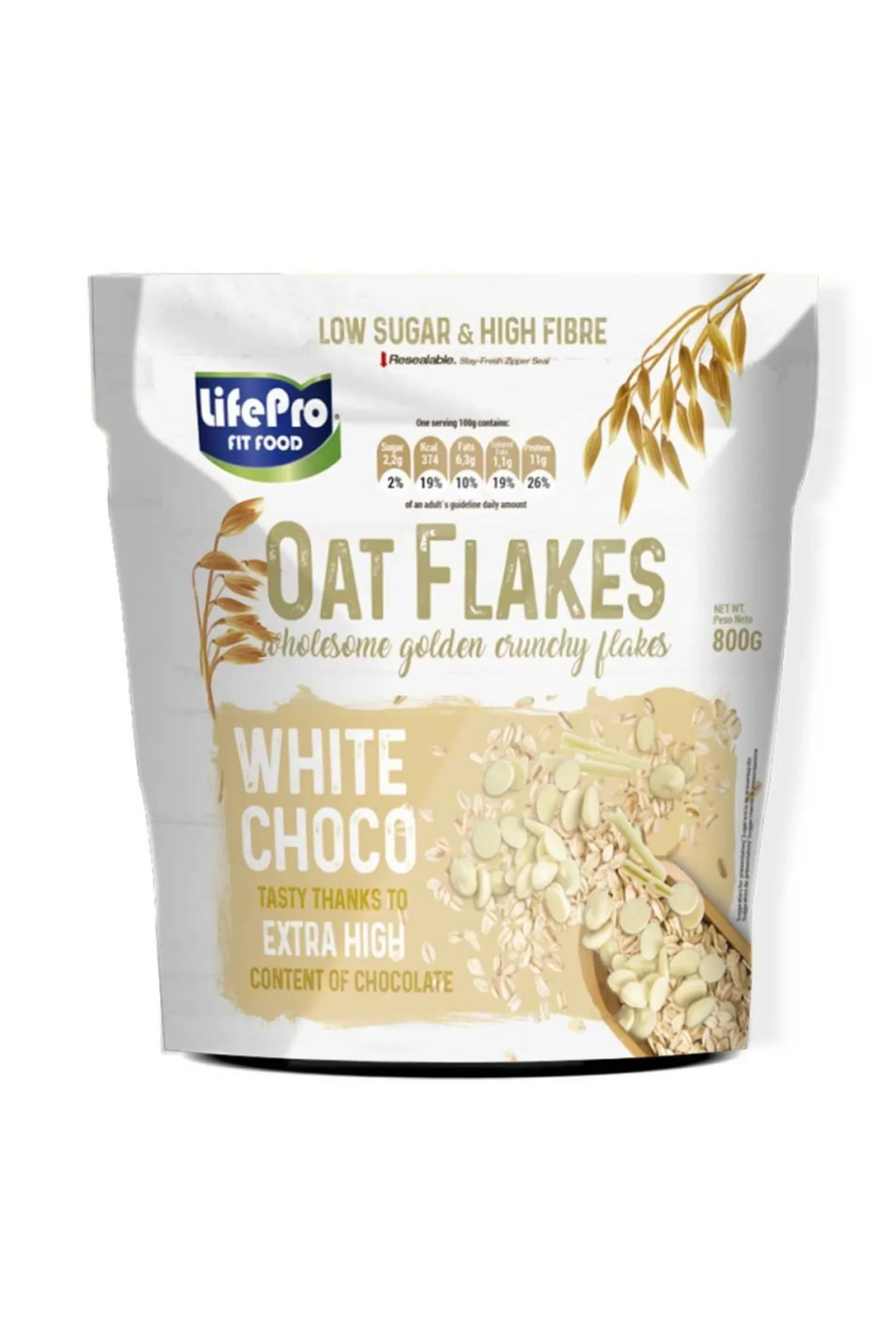 Flocos De Aveia 800g Life Pro |