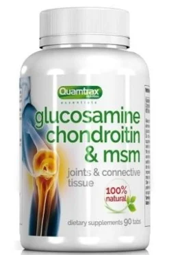Glucosamina Condroitina E Msm - 90 Tabletas De Quamtrax
