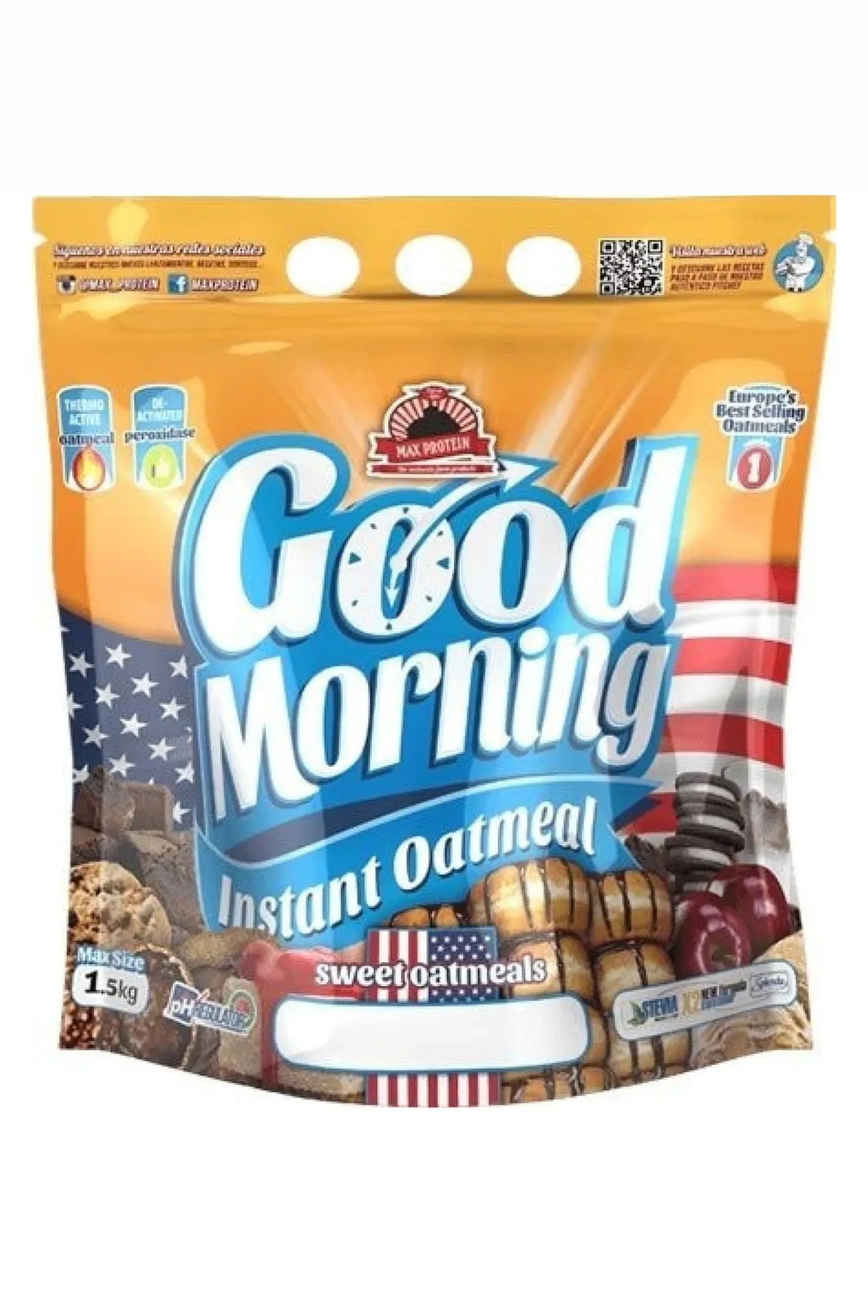 Good Morning Instant Oatmeal 1.5 Kg Bombom Crocante