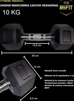 Halteres Cromados Bsfit 2 10kg