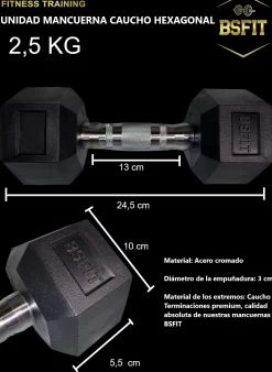 Halteres Cromados Bsfit 2 2,5kg