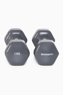 Halteres De Vinil 1kg (Par) - Boomfit