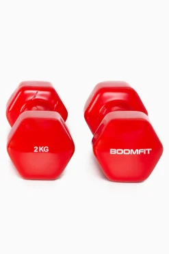 Halteres De Vinil 2kg (Par) - Boomfit