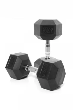 Halteres Hexagonais 25 Kg. Conjunto. Vimas Sport