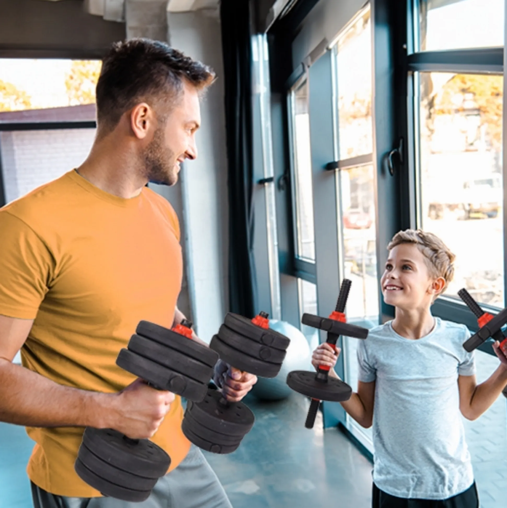 Halteres 20 Kg Ajustáveis Mobiclinic Extenfit