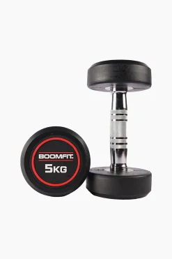 Halteres Redondos De Musculação 5kg (Par) - Boomfit