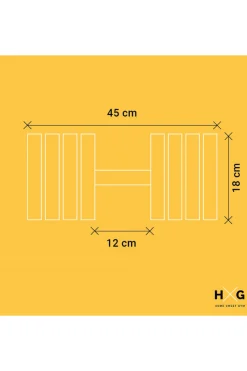 Hxg Haltere Ajustável De 3,5kg A 32kg
