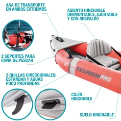Kaiak Insuflável Intex K1 Excursion Pro