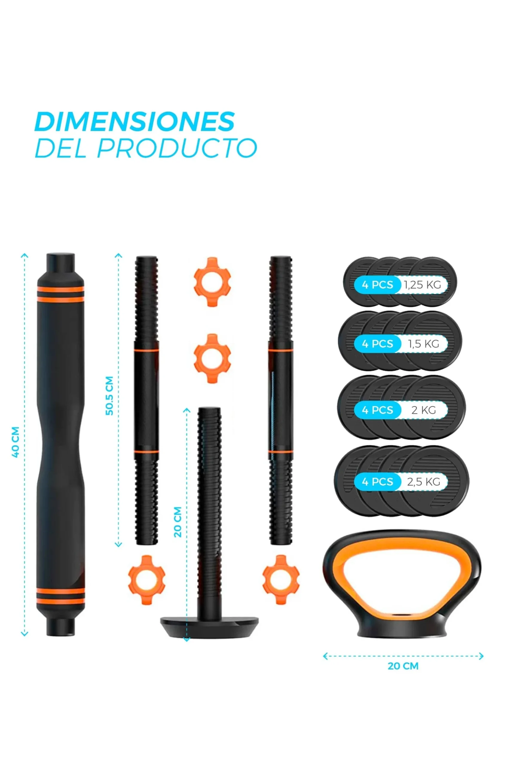 Kit De Pesos 30kg Fed