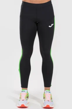 Leggings Compridas Joma Elite VII Preto Verde Fluorescente