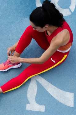 Leggings Compridas Joma Elite VII Vermelho Amarelo