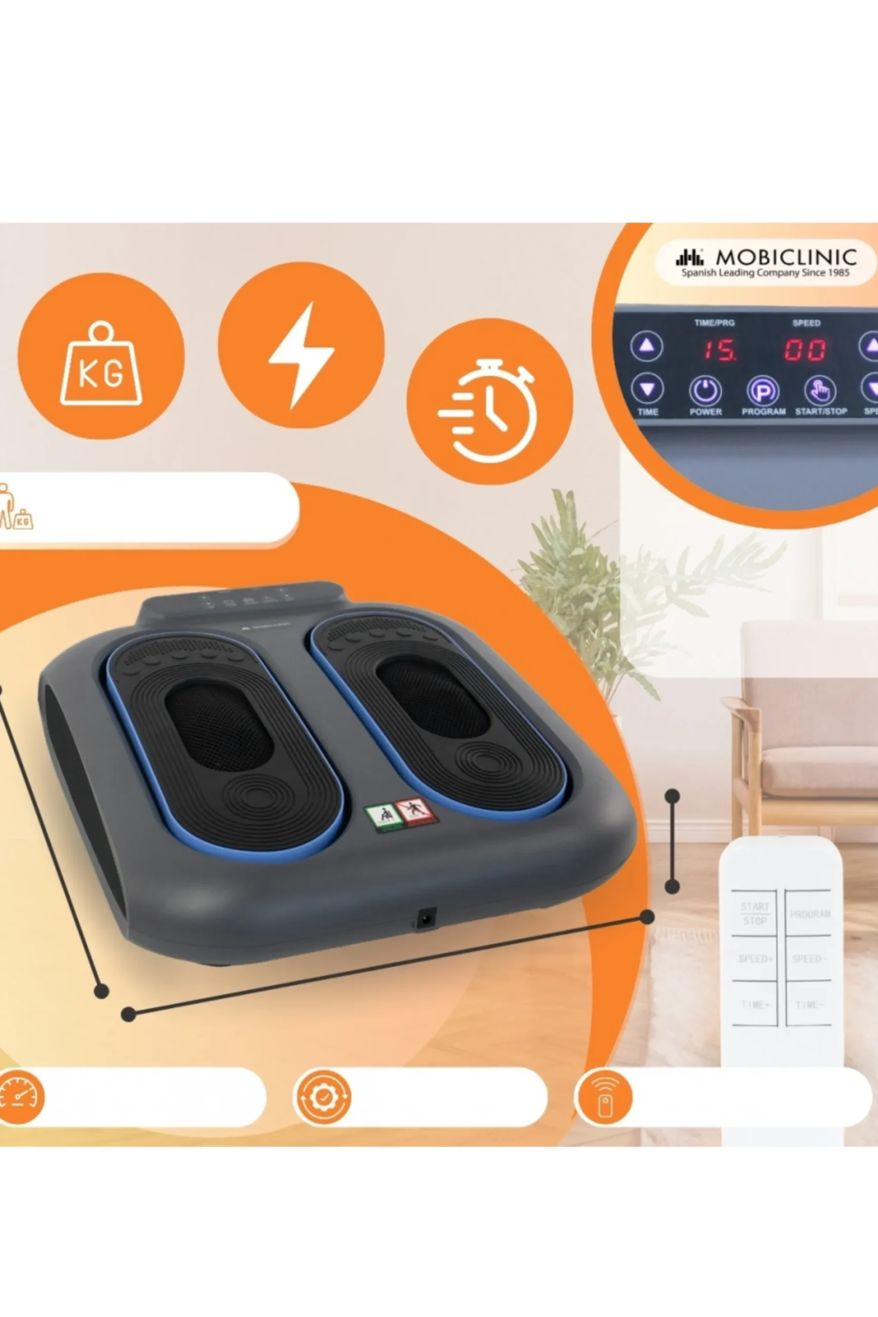 Massajador De Pés E Pernas Mobiclinic Vibfit