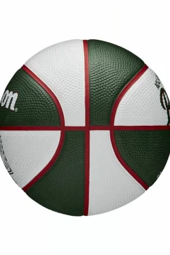 Mini Bola De Basquetebol Wilson NBA Team Retro – Milwaukee Bucks