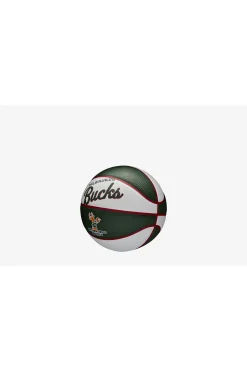 Mini Bola De Basquetebol Wilson NBA Team Retro – Milwaukee Bucks