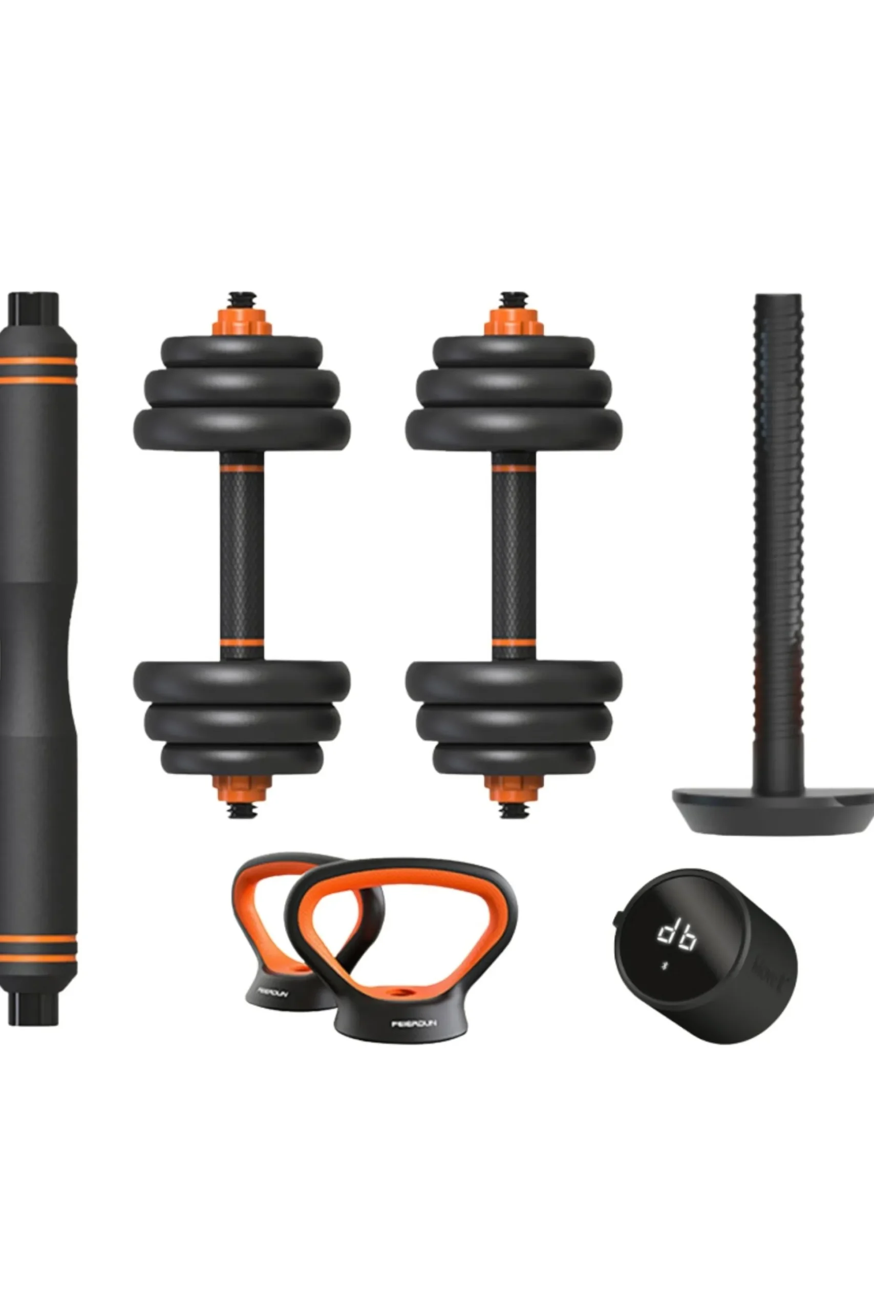 Pack Halteres Smart Kit Com Kettlebel Xiaomi Fed 30 Kgs E Sensor Smart