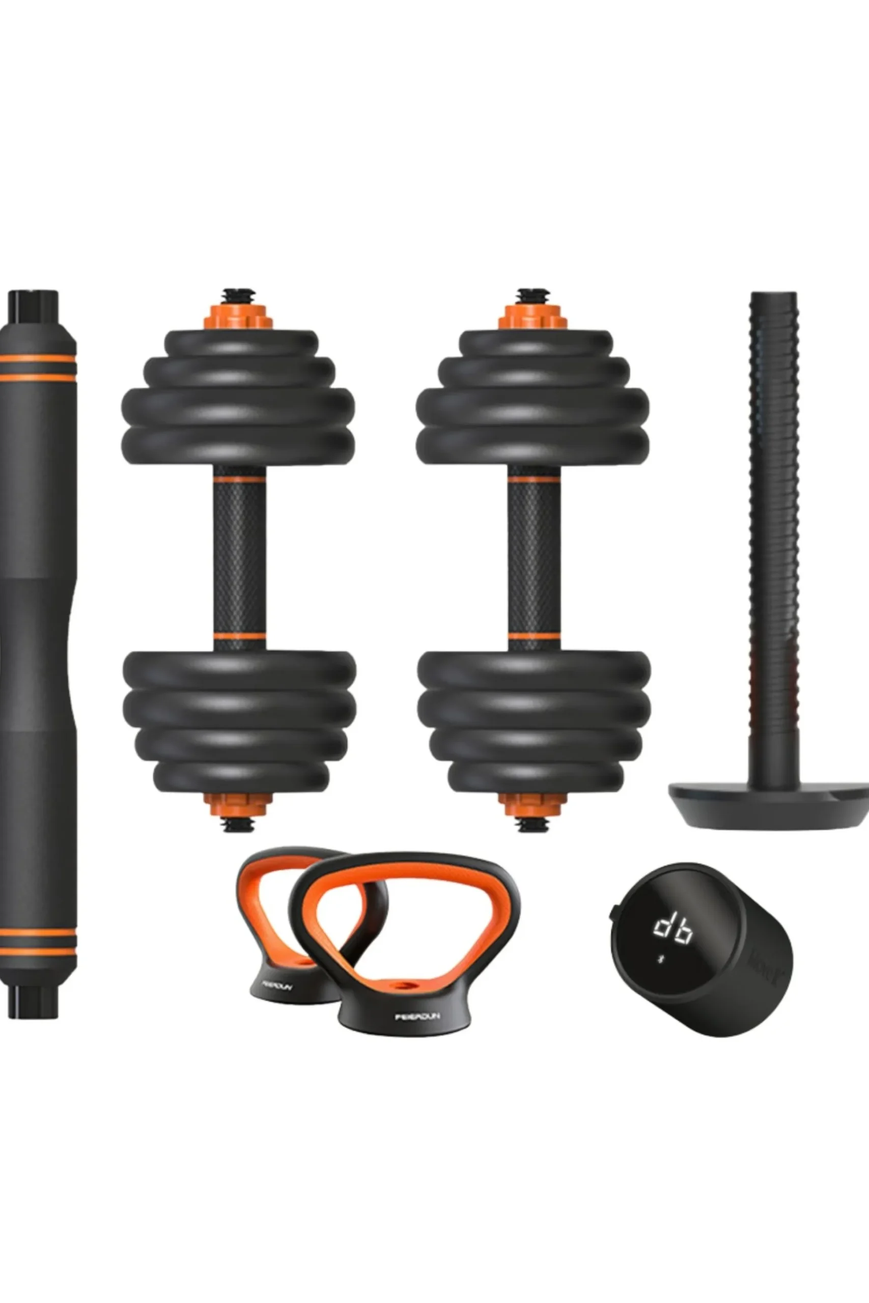 Pack Halteres Smart Kit Com Kettlebel Xiaomi Fed 40 Kgs E Sensor Smart