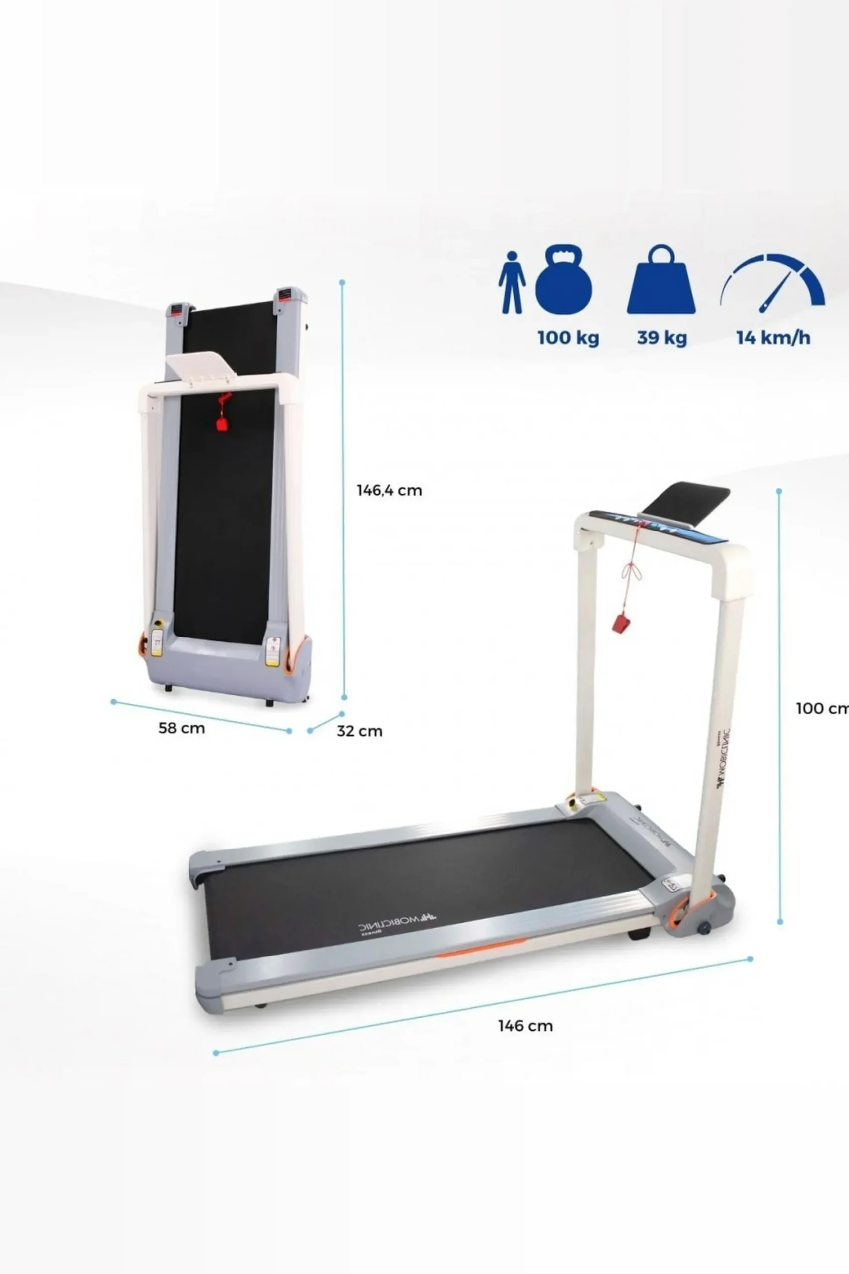 Passadeira Dobrável Mobiclinic Tibet