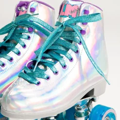 Patins Flamingueo Holográfico De 4 Rodas