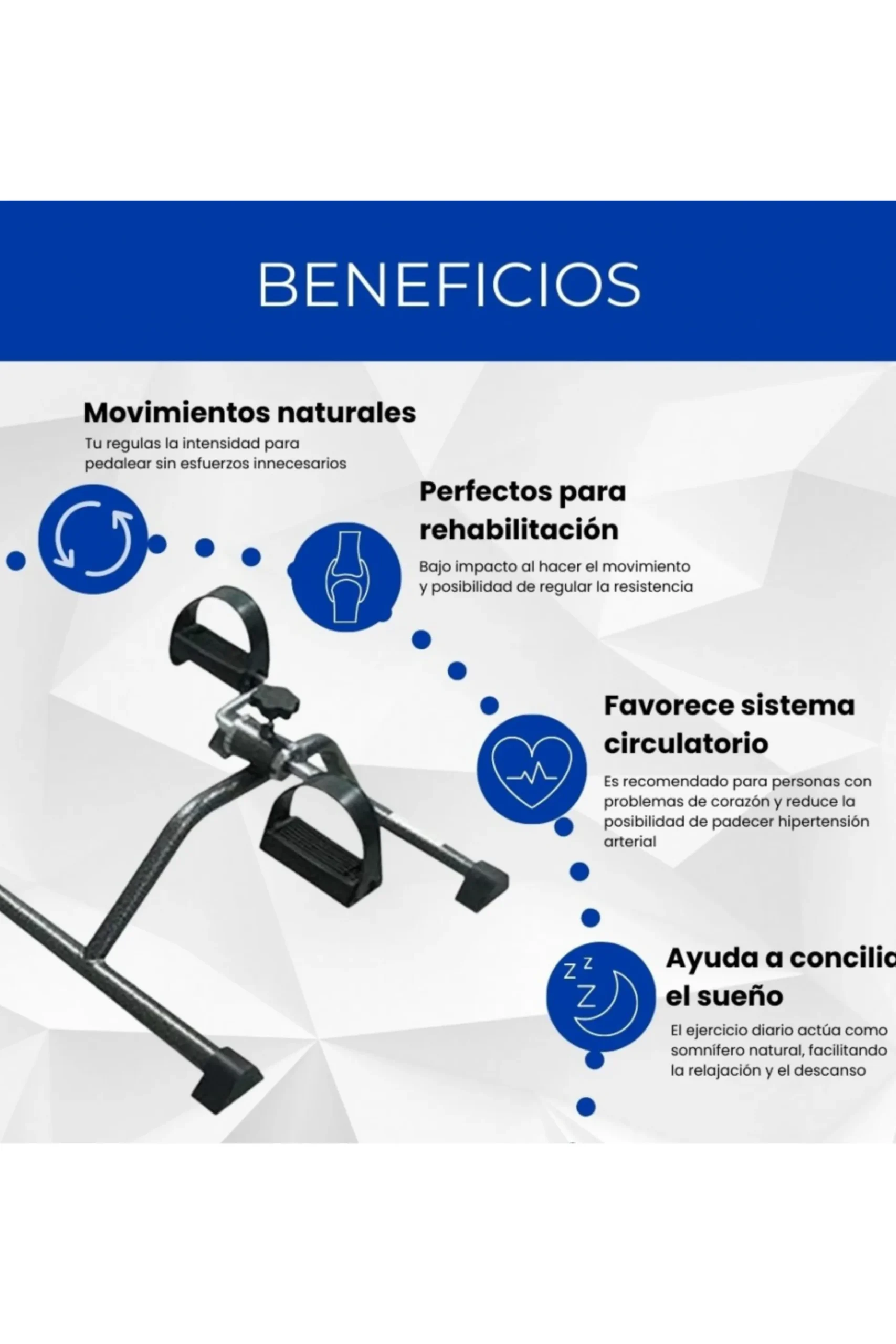 Pedalier Mobiclinic Exercitador De Braços E Pernas Camino